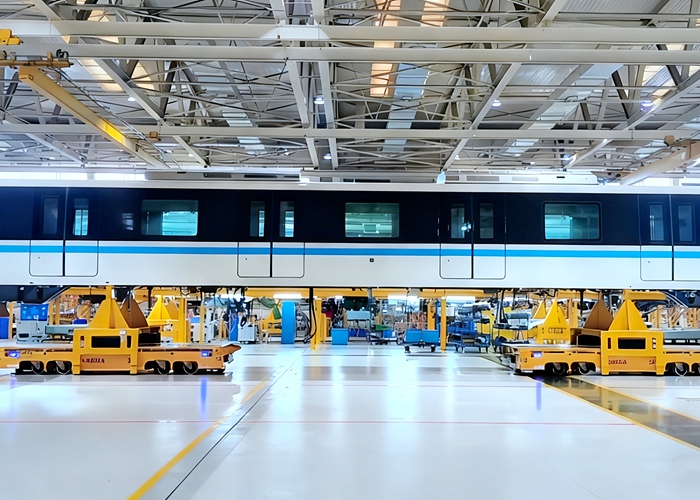 双车联动AGV现场