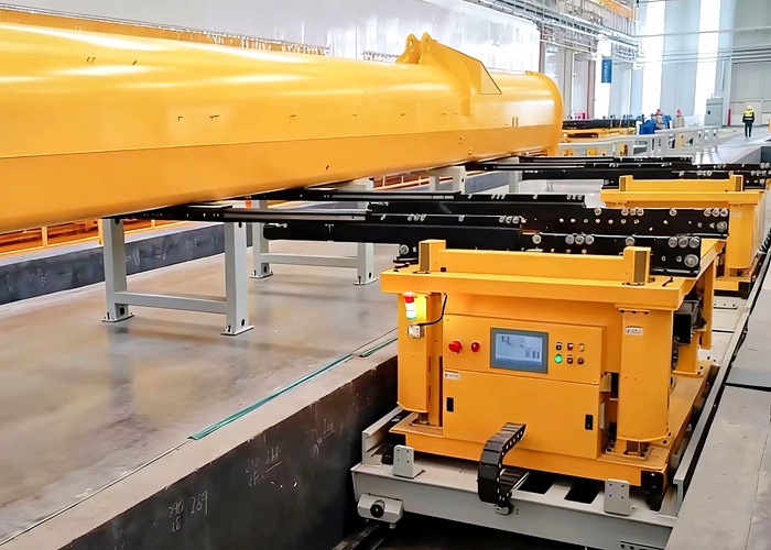 重载伸缩RGV现场