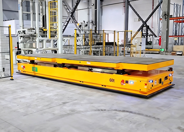 重型液压升降平车现场