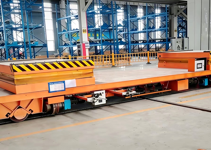 十字交叉平车现场案例