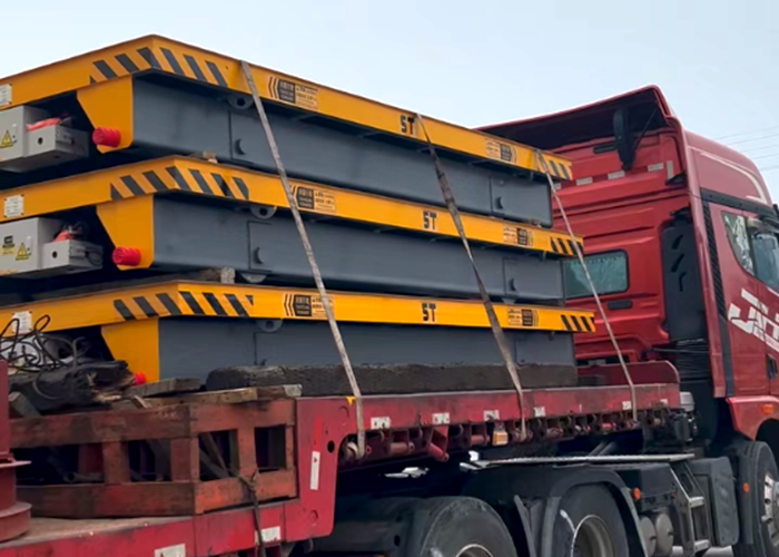 5吨有轨电动平车发货