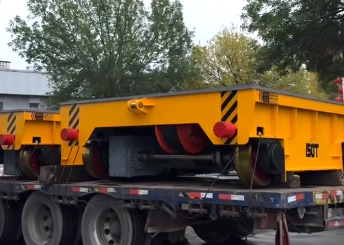 150吨有轨电动平车发货